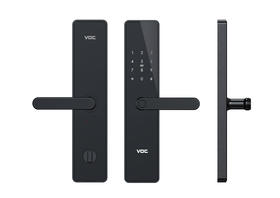 VOC 指纹锁家用防盗门智能门锁入户门密码锁X3 黑色