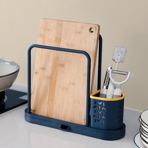 【厨房帮手，拒绝凌乱！】抹布架厨房用品置物架，海绵沥水台面水槽挂洗碗布收纳，居家必备lm 商品图1