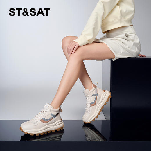 星期六加绒运动高厚底鞋阿甘鞋板鞋SS34118486 商品图7