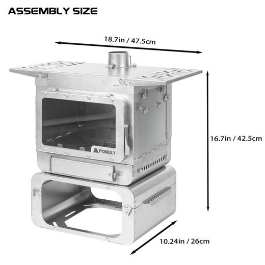 Pomoly Lumberjack 钛合金折叠壁炉 商品图2