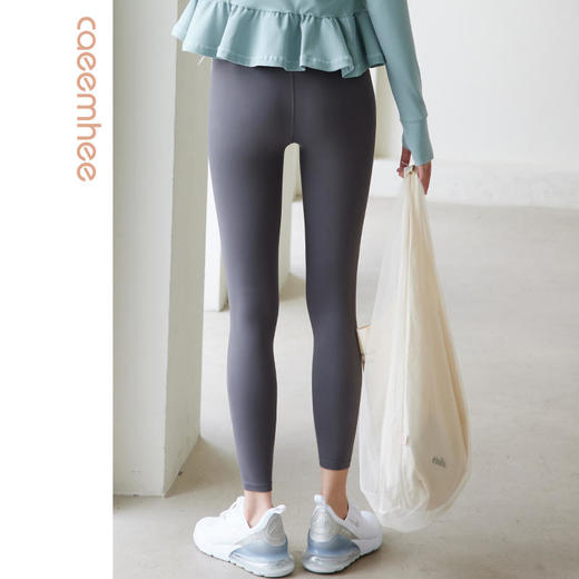 卡益2023秋冬裸感磨毛瑜伽健身长裤KU04013 商品图3