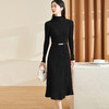 米思阳2025秋冬季新款时尚气质修身显瘦羊毛针织鱼尾连衣裙3129 商品缩略图4