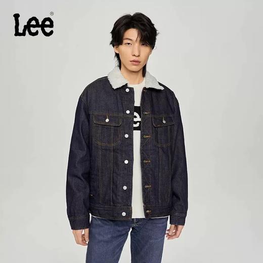 Lee商场同款23秋冬新品舒适版清水洗仿羊羔绒男外套LMT0062886JN00F898L00 商品图0