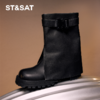 星期六小众时尚厚底裤管靴SS34116612 商品缩略图1