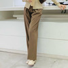 【百图lulu定制】【随性休闲裤】【送棕色腰带】髙捻髙密  精纺  双褶  直筒裤 西裤 商品缩略图0