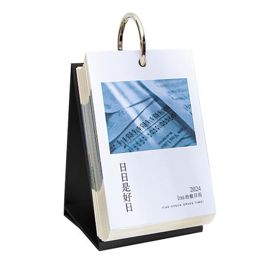 【日日是好日❗️年INS治愈日历】细腻精致的INS风文艺桌面摆件，蛇年新款打卡台历高颜值桌面摆件日历 商品图4