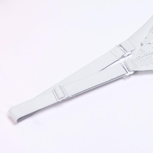 都市丽人聚拢升杯B杯适穿舒适更聚拢蕾丝无磁内衣薄款3/4杯常规文胸树脂胶圈四排扣新年本命年红品YB3AA6 商品图9