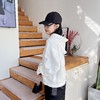 2023早秋款时尚休闲纯色连帽印花宽松休闲百搭套头长袖卫衣 商品缩略图3
