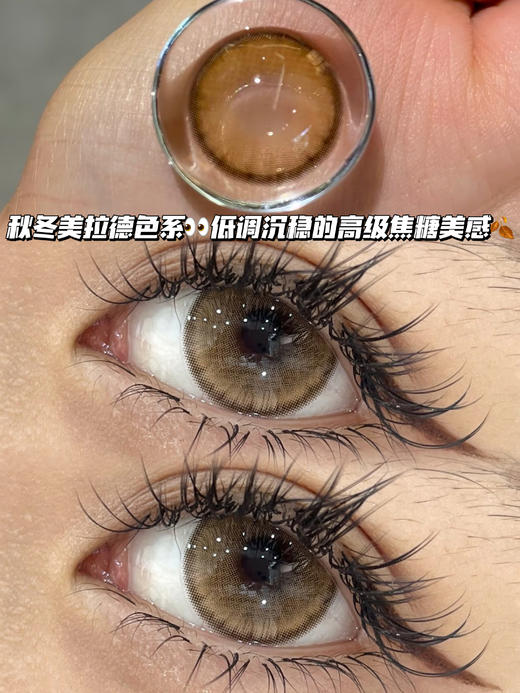 ocean 桔梗焦糖棕「含硅水凝胶」年抛型 商品图0