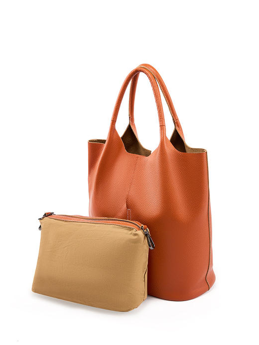 大容量通勤托特包，小众简约感女士百搭软皮托特单肩手提包QSL-2370 商品图4