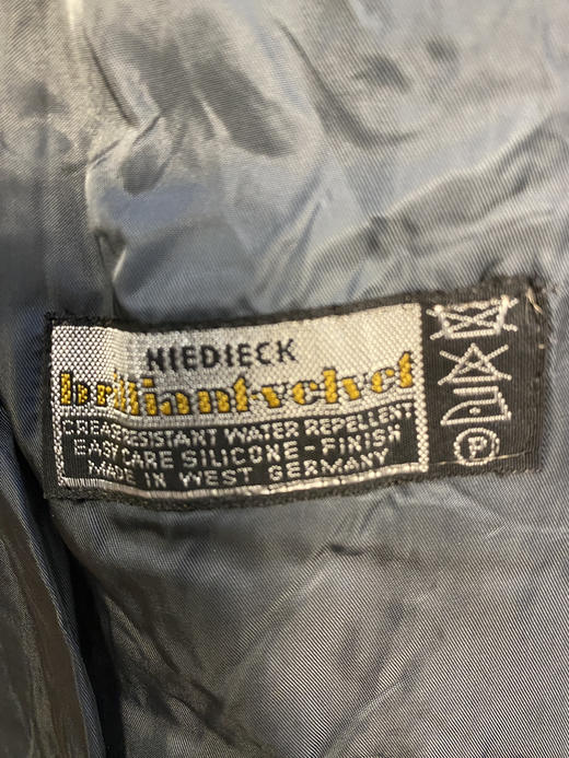 80年代 Vintage NIEDIECK brilliant velvet 西装外套_CJK(L) 商品图2