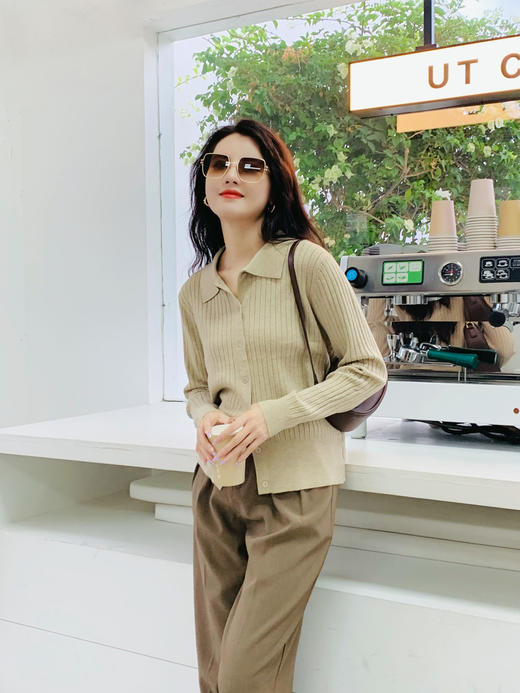 【百图lulu定制】【随性休闲裤】【送棕色腰带】髙捻髙密  精纺  双褶  直筒裤 西裤 商品图6