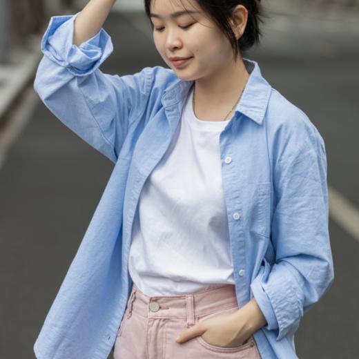 blanc touche牛津纺衬衫|经典四色，简约百搭，单穿/叠穿都可 商品图0