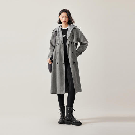 【严选】伊芙丽冬轻绒裸感无痕基础百搭弹力塑形鲨鱼裤打底裤1EA952551 商品图4