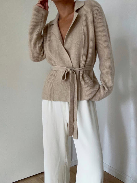 CG｜Short Vera Cashmere Cardigan [翻领羊绒短开衫] 商品图1