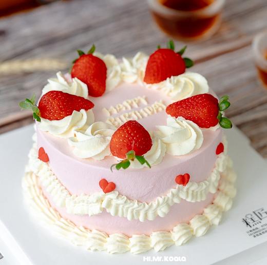 复古裱花草莓蛋糕（口味6选1） | 糕匠 商品图0