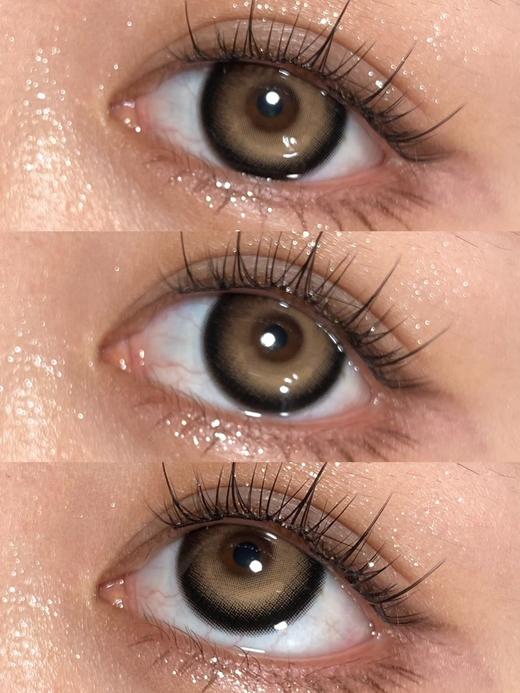 E-lensstyle半年抛 虚拟人类棕/灰 14.5mm 非离子 有同款日抛 商品图0