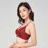 都市丽人聚拢升杯B杯适穿舒适更聚拢蕾丝内衣中厚款3/4杯常规文胸树脂胶圈四排扣新年本命年红品YB31A9 商品缩略图1