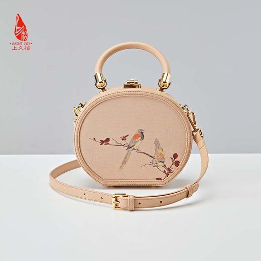 SAINTJOY/上久楷 宋锦女式拎包   鹊上枝头 BWS23A0402 商品图13