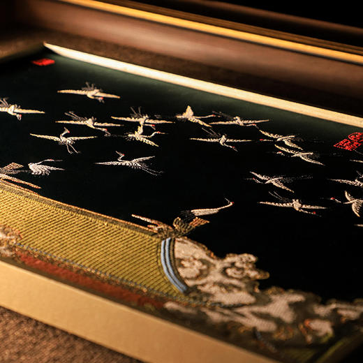 云锦《赵佶·瑞鹤图》千古画帝留传世之作+千年织锦技艺，云锦泰斗年度巨制 商品图5