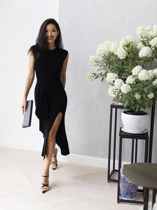 CG｜Sleeveless Cashmere Dress [无袖系带羊绒连衣裙] 商品图5