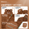 likeuu小熊连帽办公室家用盖毯抱枕两用亲子半边绒毯子柔软抗静电 商品缩略图4