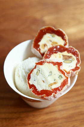 黄油柿饼冰淇淋