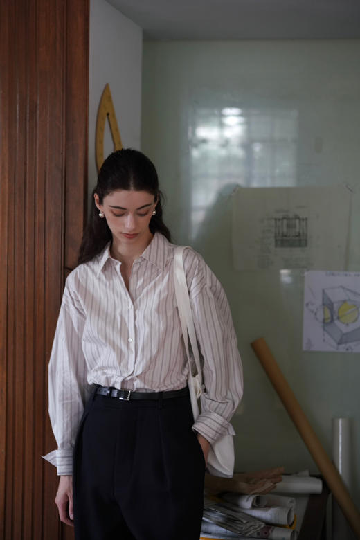 my light gray striped shirt 商品图1