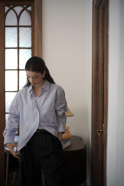 my light blue striped shirt 商品图3