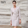 IWY/绑带西装连衣裙女秋冬长袖职业裙气质美容院工作服Q13323 商品缩略图4