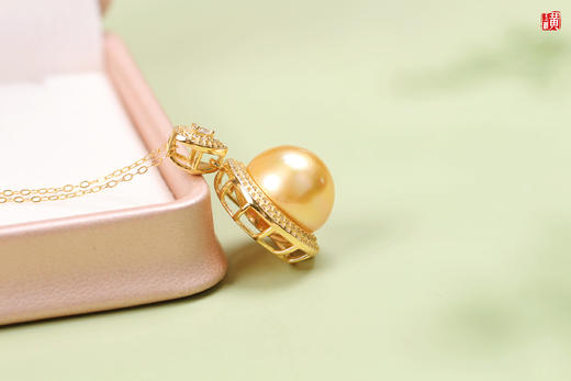 【花晨月夕】南洋金珍珠项链 商品图3