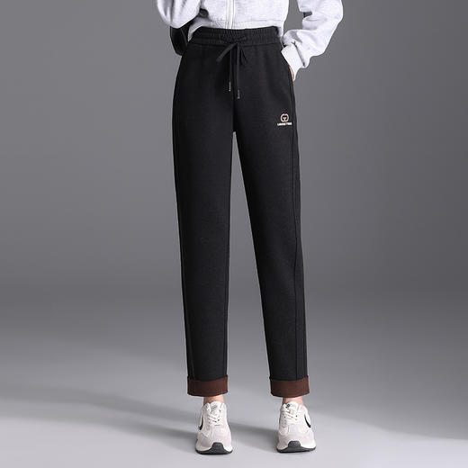 简约宽松时尚锥形裤，松紧腰气质修身哈伦裤长款休闲裤MYX-XBMY-F355-L 商品图0