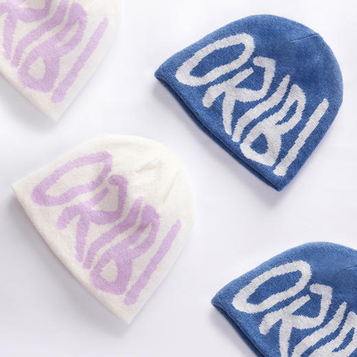 【清仓 不退换】Oribigo儿童字母羊毛帽/羊毛围巾 | 保暖舒适、时尚百搭【HZ】 商品图2