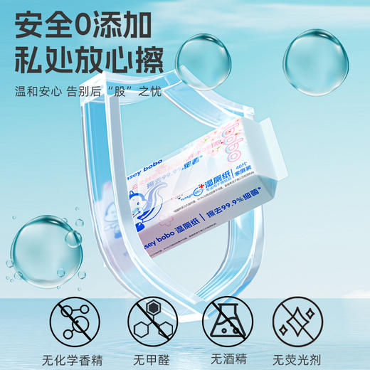 【特价】bobo 湿厕纸 40抽/包 商品图4