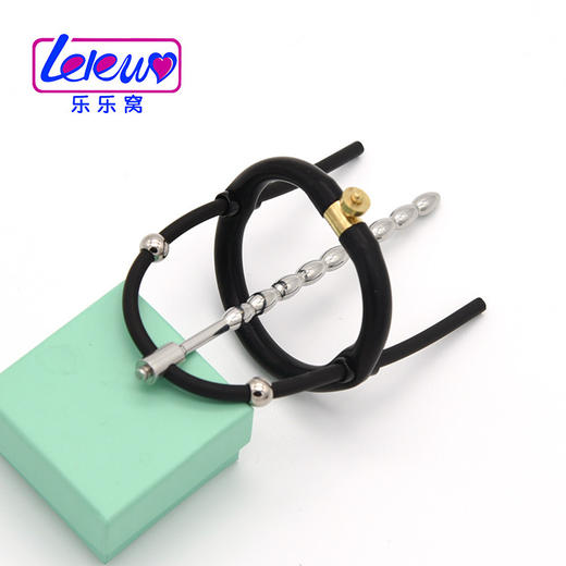 BDSM情趣男用自慰电击高潮器阴茎环尿道堵插棒 商品图1