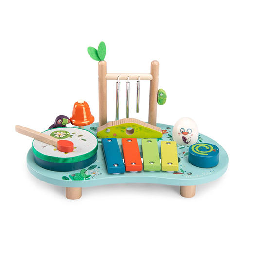 法国 Moulin Roty 儿童木制音乐汇演活动小台套装-668427 商品图0