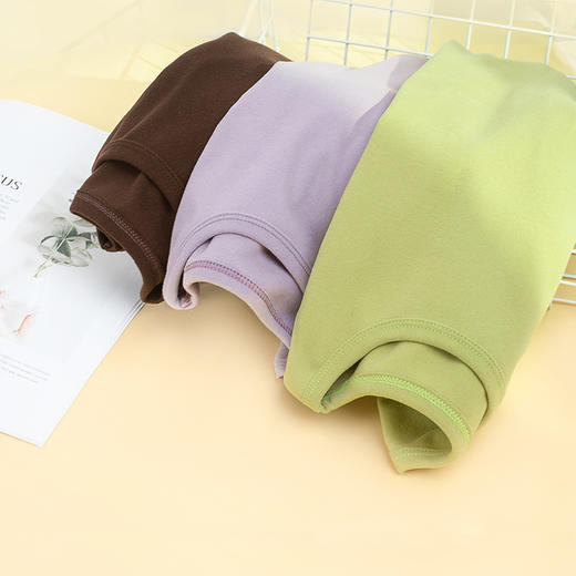 【每个细节，都为舒适而生！】儿童时尚纯色长袖T恤男女童简约圆领打底衫套头上衣宝宝秋冬内搭lm 商品图2