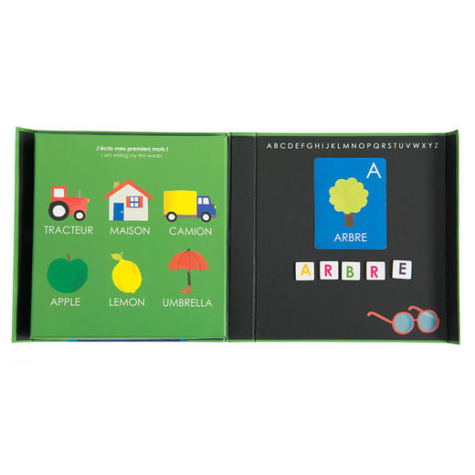 法国 Moulin Roty 缤纷乐系列婴儿早教磁性字母学习游戏-661369 商品图1