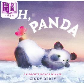 【中商原版】熊猫宝宝 Cindy Derby Oh Panda 英文原版 儿童绘本 动物故事图画书 精装精品绘本 进口图书 水彩插画 勇气和毅力