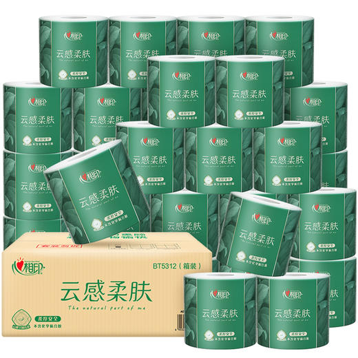 【日化洗护】心相印云感柔肤卷纸110克*30卷BT5312QSH 商品图0