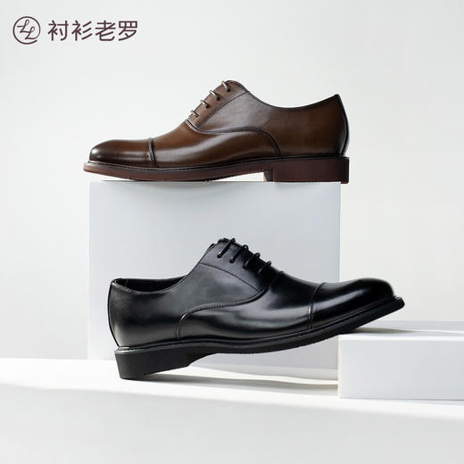 三接头真皮正装皮鞋 商品图4