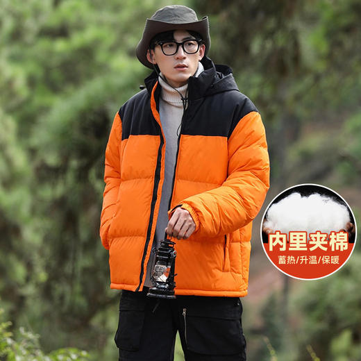 【新款DSY】大依优型大码棉服立领棉衣大码男装宽松潮流男士加肥加大胖子上衣保暖 商品图0