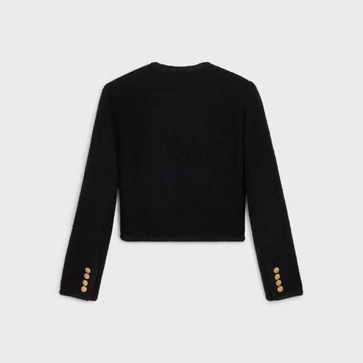 【CELINE同款羊毛小香风外套】气质粗花呢 秋冬爆款 短款名媛上衣 商品图5