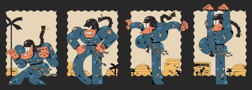 怪功夫丨微喷画（含框） 商品图0