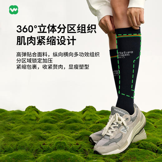 完型中筒袜小腿袜运动休闲百搭外穿长袜女款 商品图1