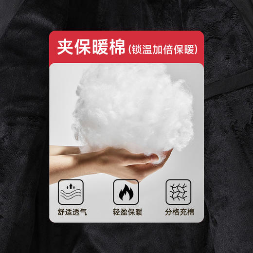 【新款DSY】大依优型大码夹棉外套薄棉服翻领棉衣大码男装宽松潮流男士加肥加大胖子上衣保暖 商品图2