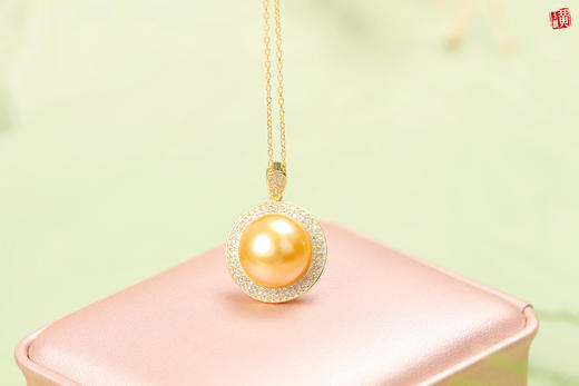 【婵媛】南洋金珍珠项链 商品图0