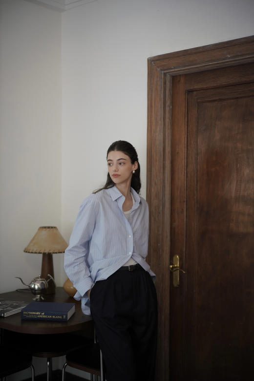 my light blue striped shirt 商品图2