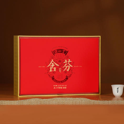 正山堂茶业 含芬礼盒装 特级小种红茶正宗茶叶送礼长辈150g 商品图3