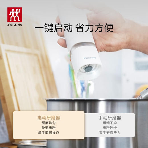 【家居】双立人ZWILLING电动研磨器小型便携磨粉机 商品图3